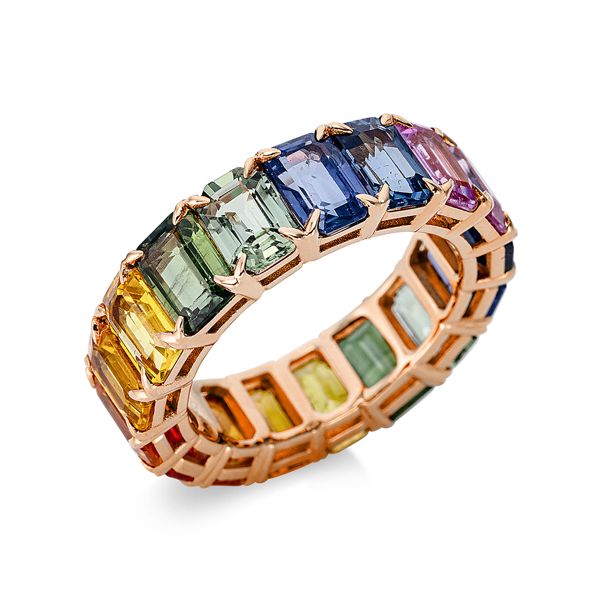 rainbow & multicolor ring - 1AY77