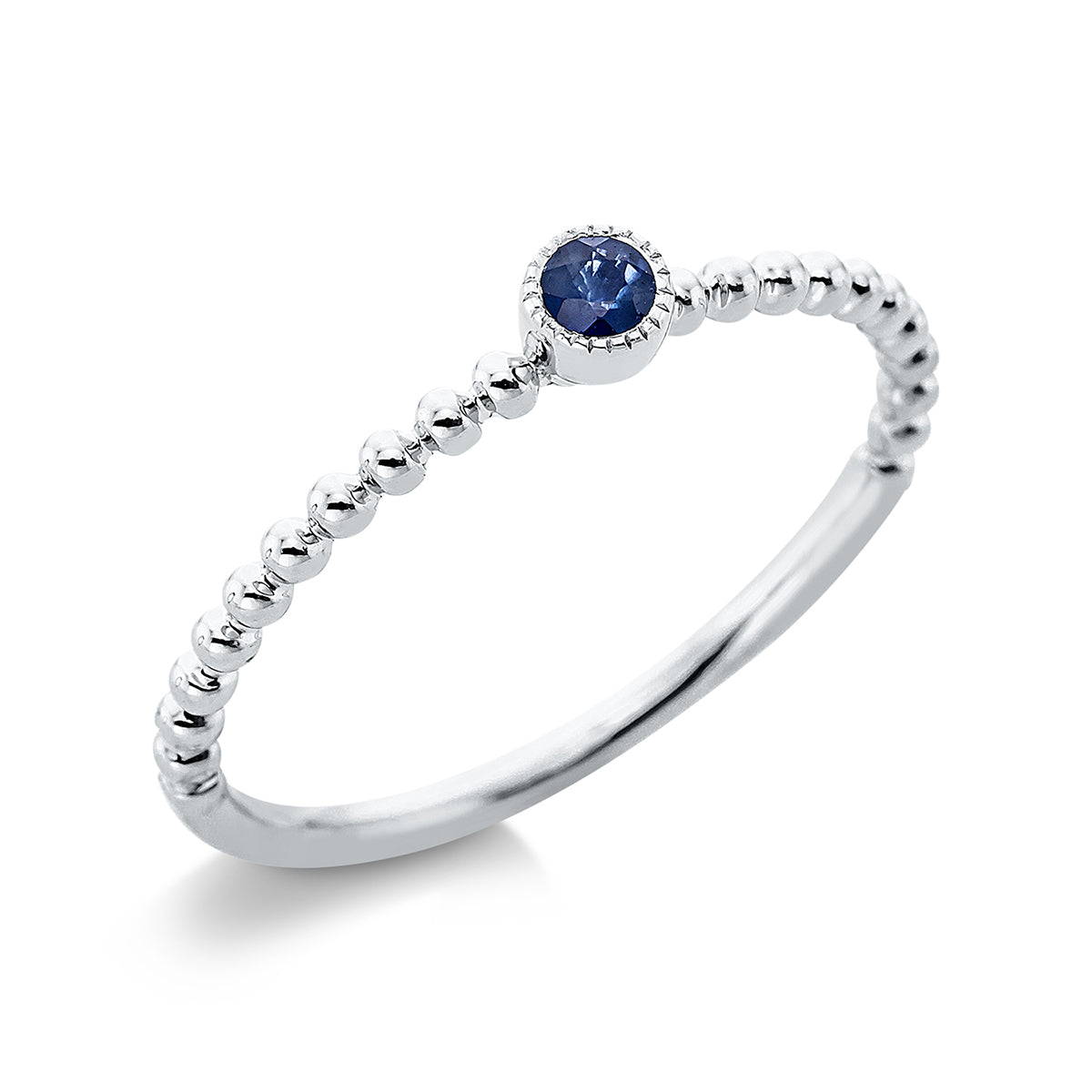 colored stone classic ring - 1BF06