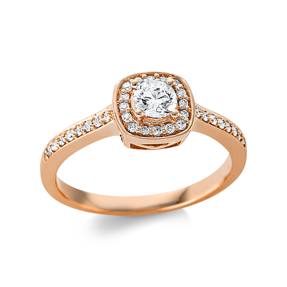 solitaire with accent stones ring - 1BF81