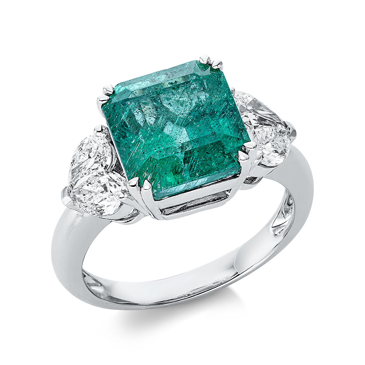 gekleurde stenen klassieke ring - 1BY89