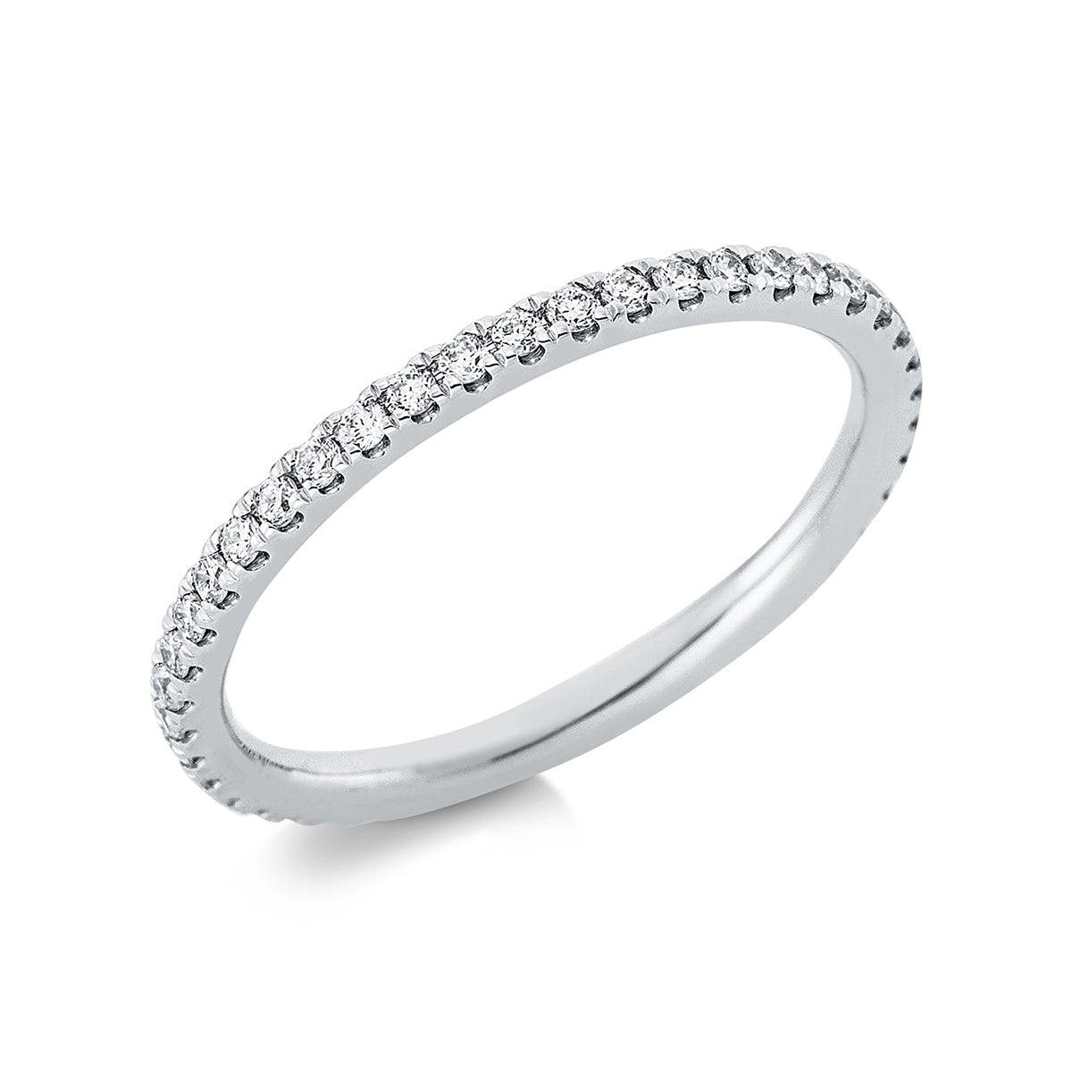 diamond full cut eternity full ring in platinum