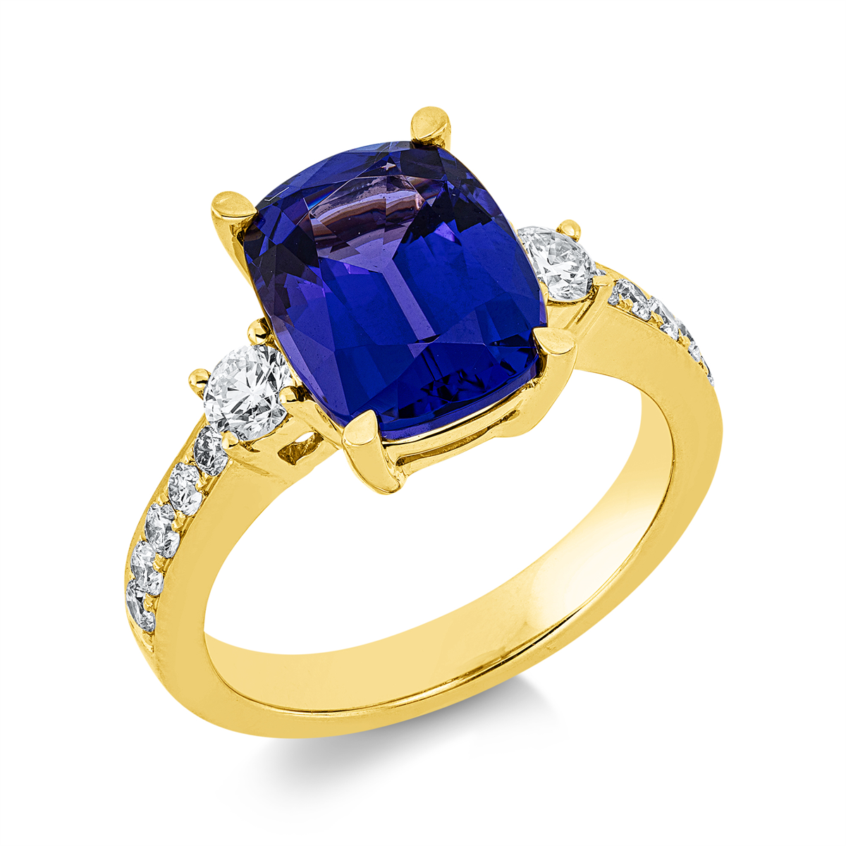 colored stone classic ring - 1CI54