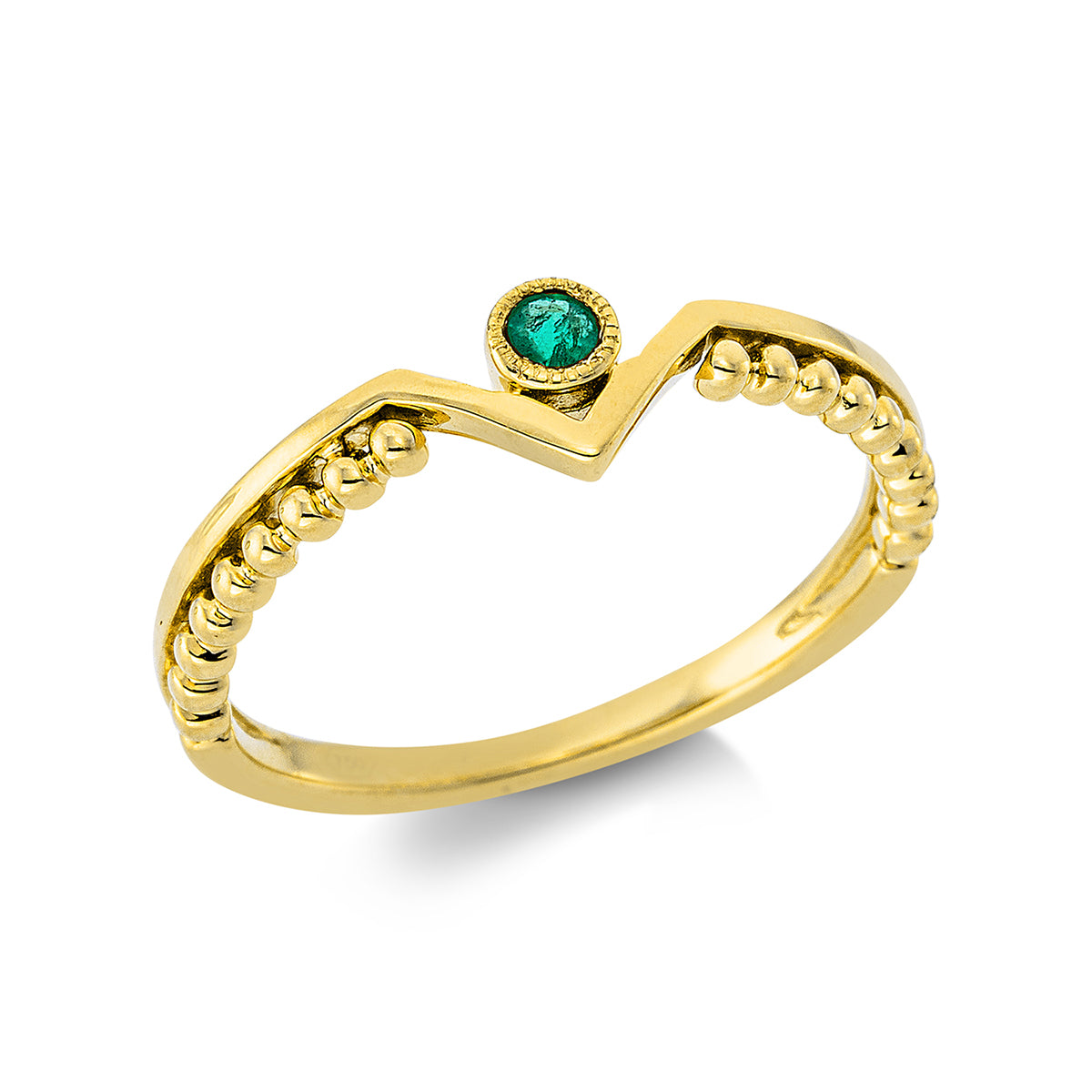 colored stone classic ring - 1CM63
