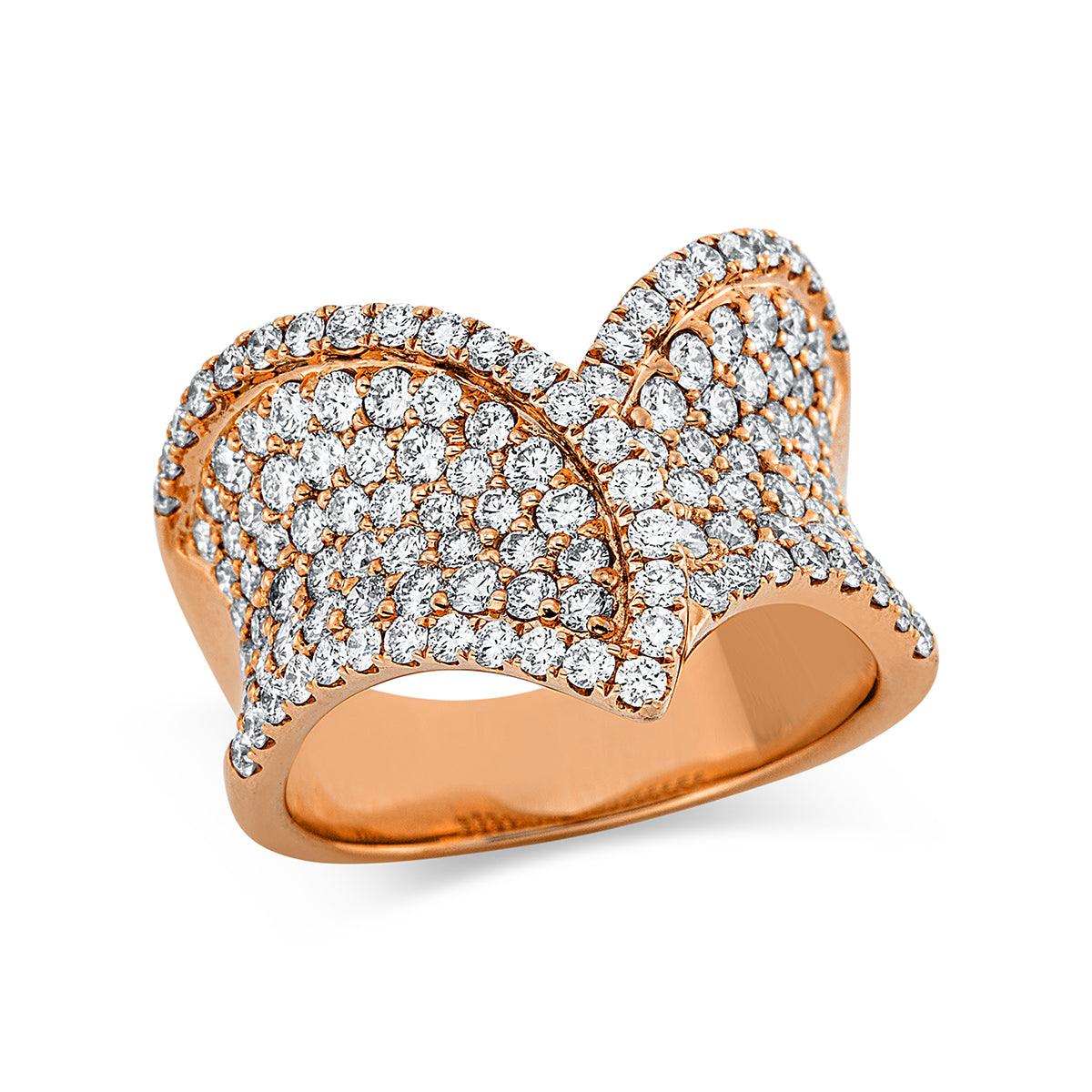 pavé ring - 1CT89