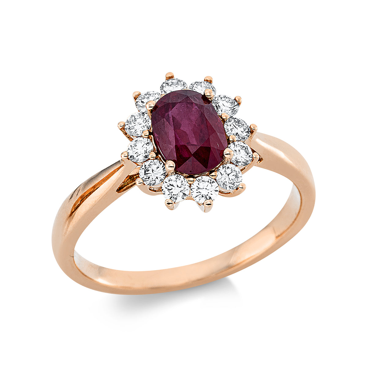 colored stone classic ring - 1CY01