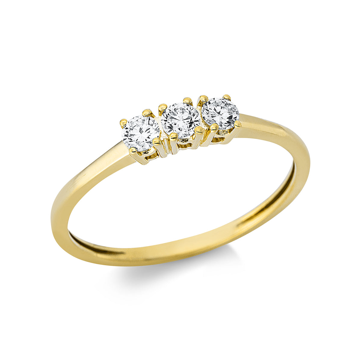 solitaire with accent stones ring - 1DC75