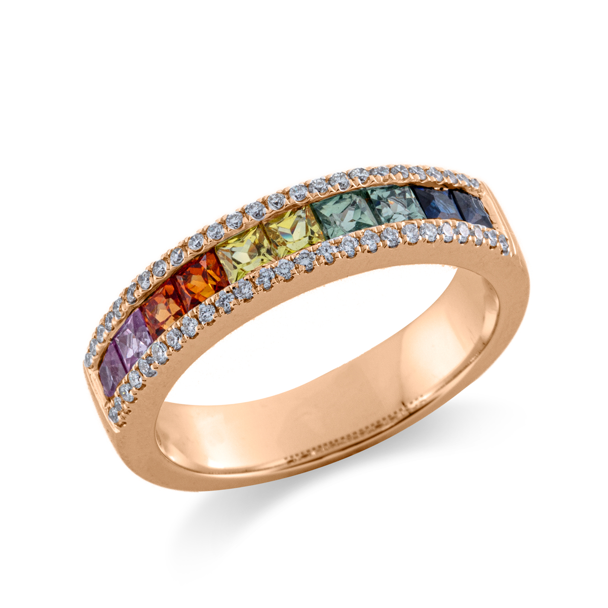 regenboog- en veelkleurige ring - 1DH80