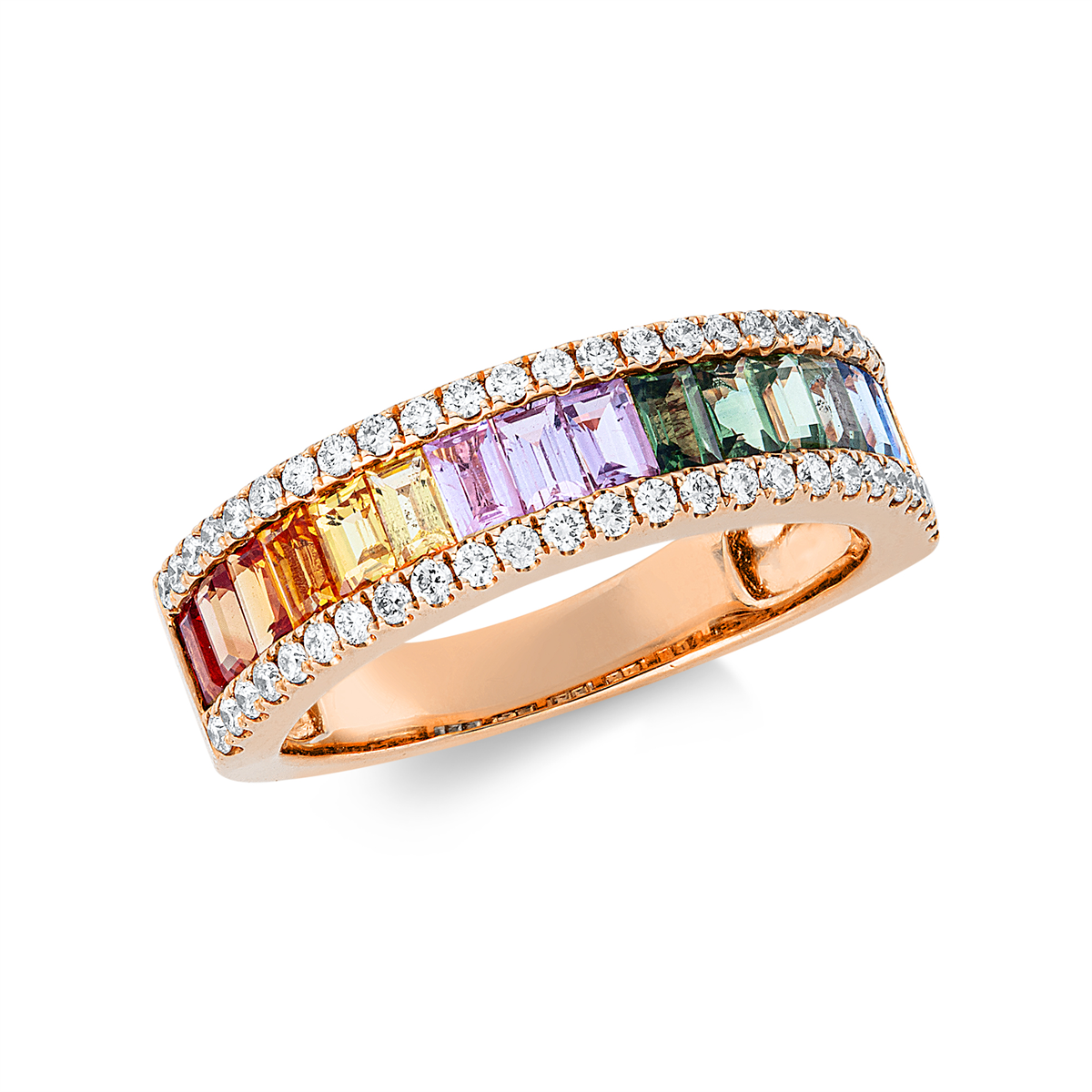 rainbow & multicolor ring - 1DR58