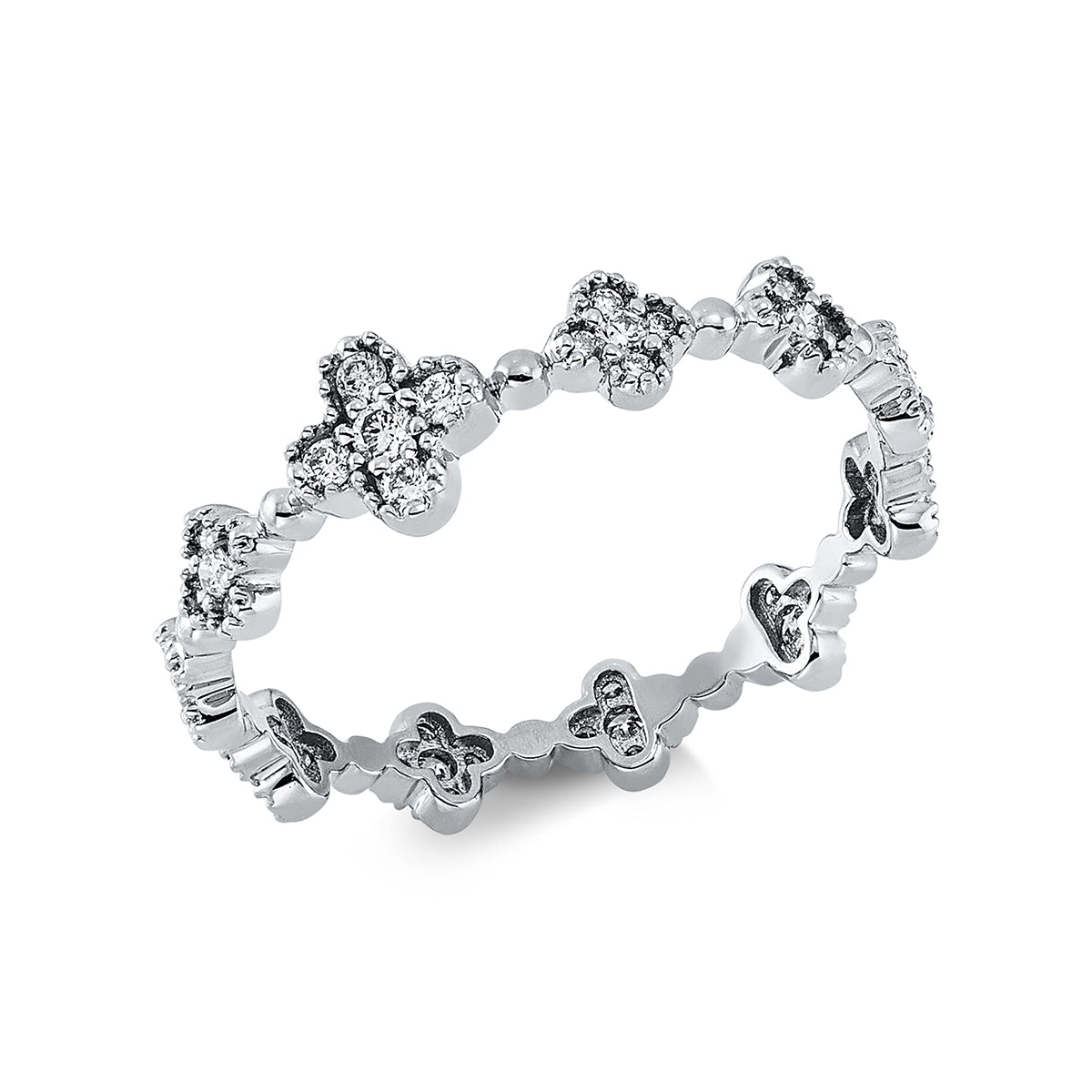 moderne damesring - 1DU09