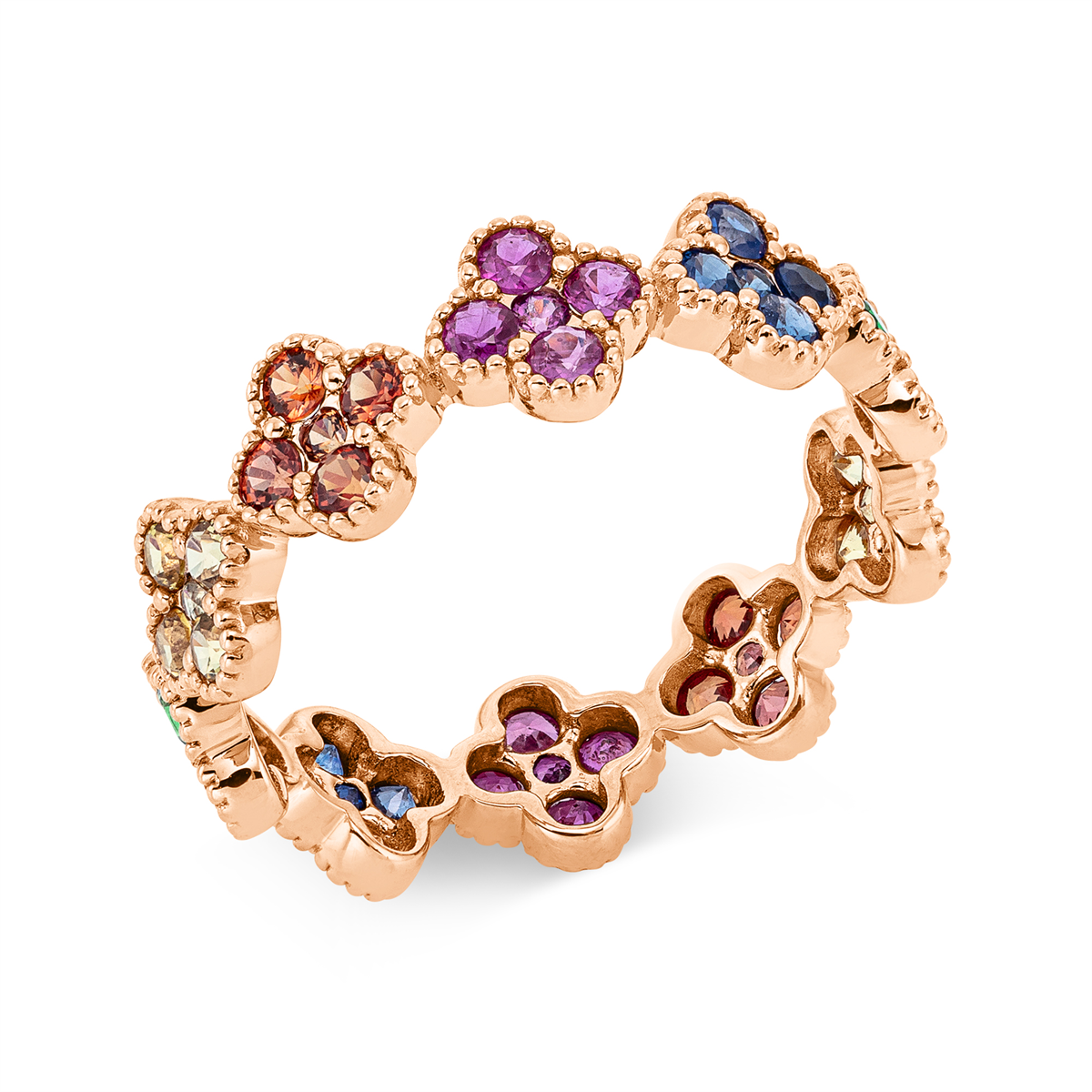 rainbow & multicolor ring - 1EC10