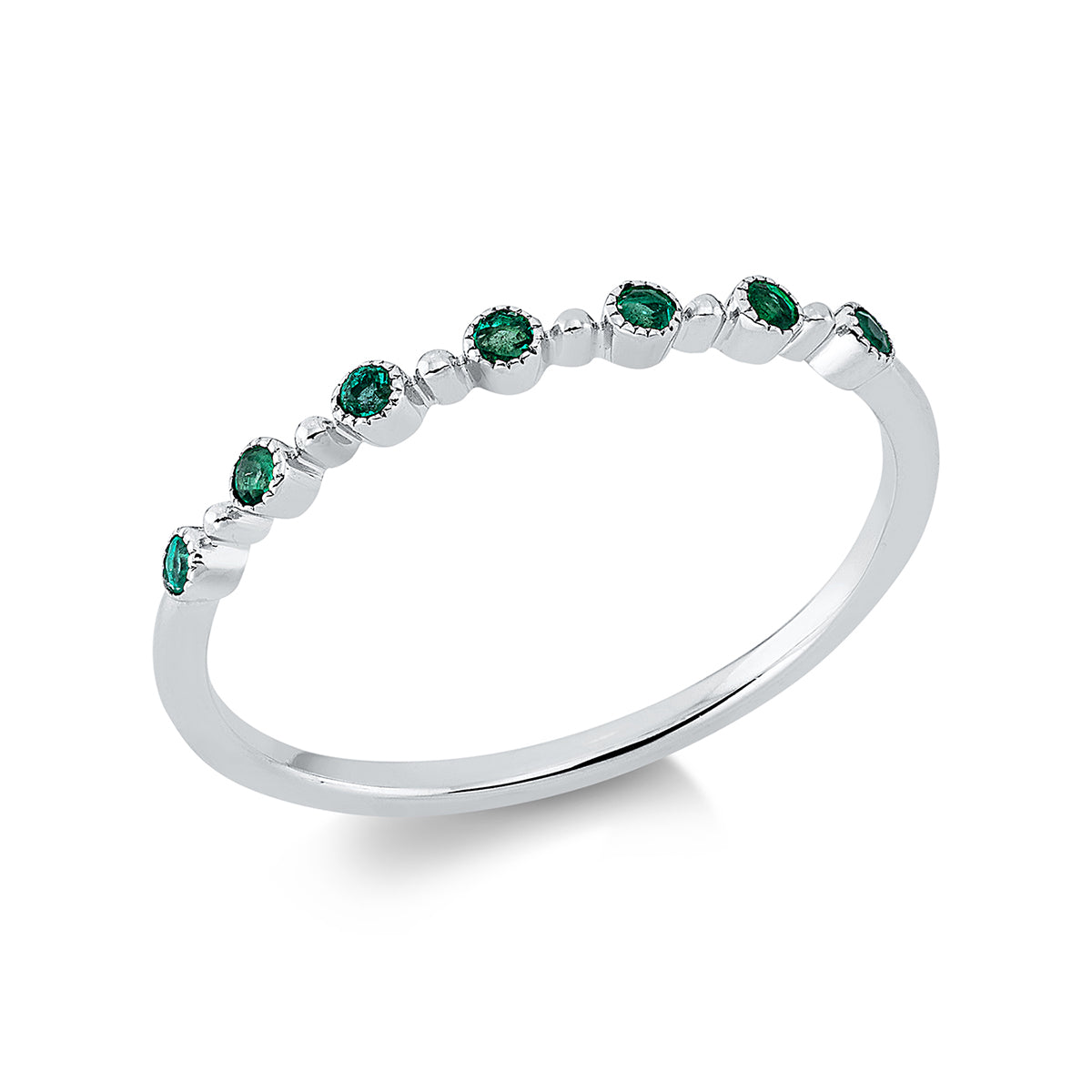 Klassieke ring met gekleurde steen - 1EC43