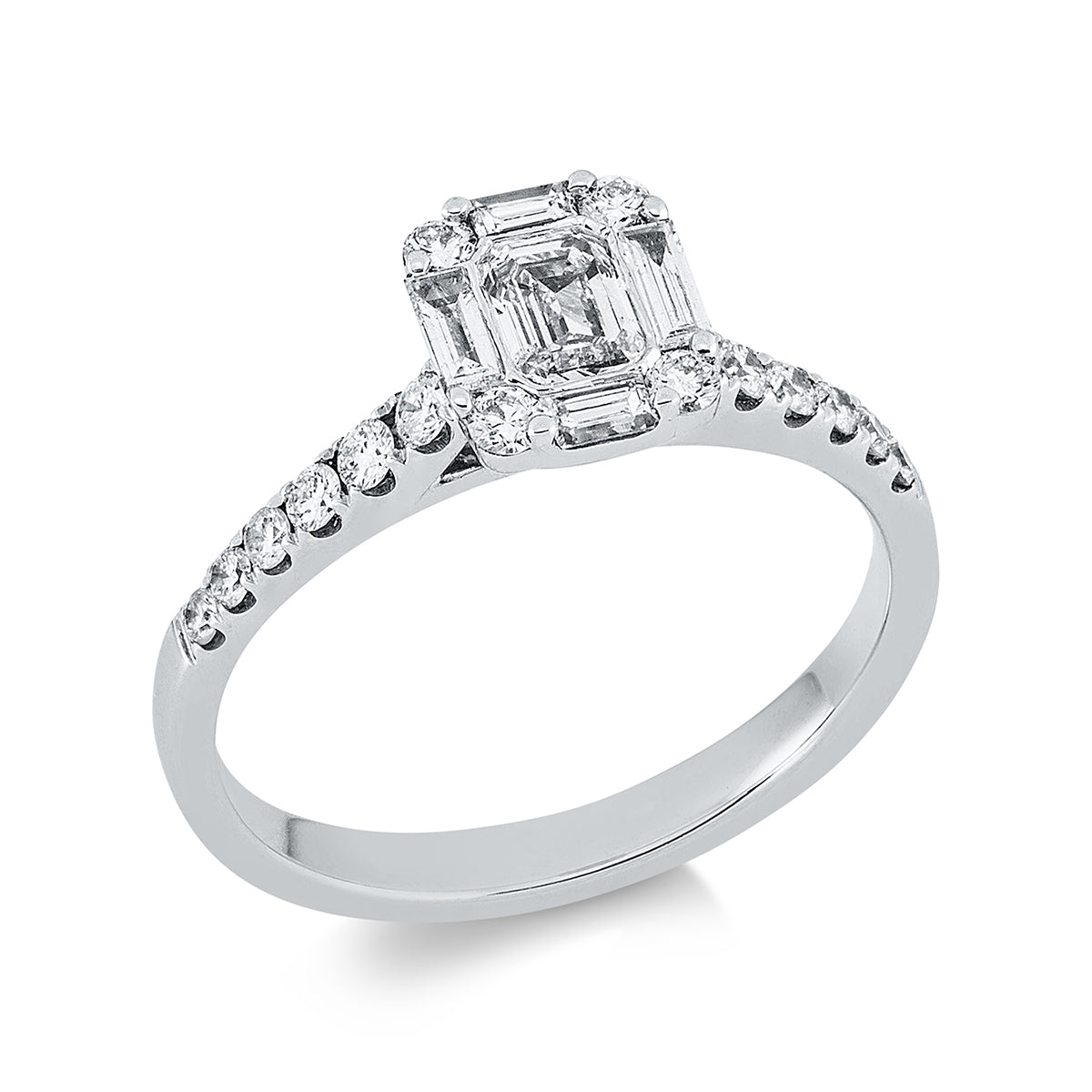 baguette illusie ring - 1EE53