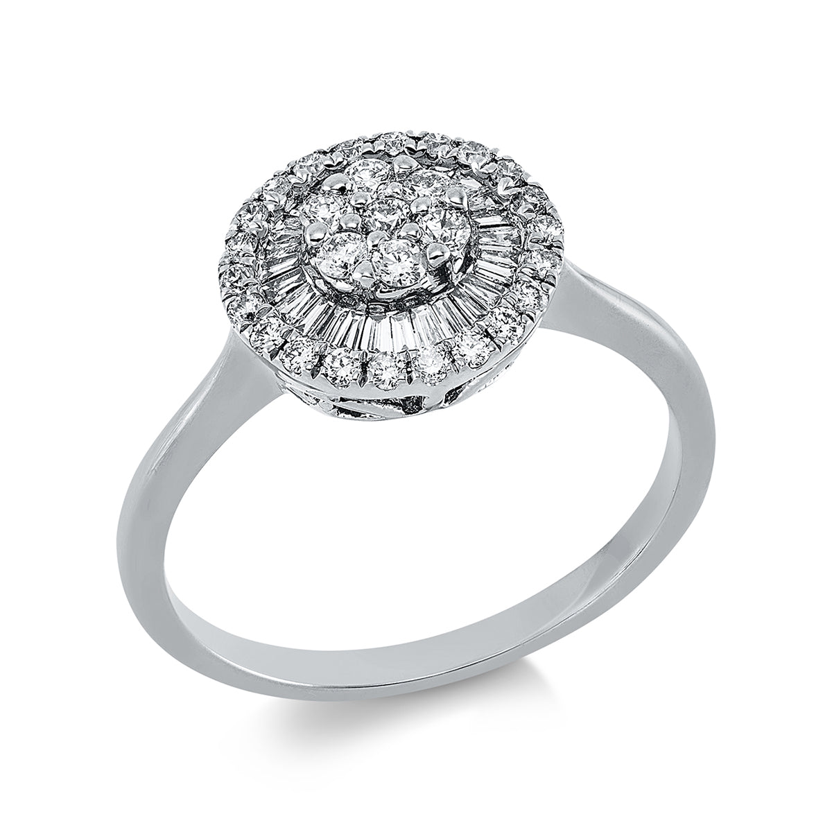 ring met baguette-illusie - 1EO02