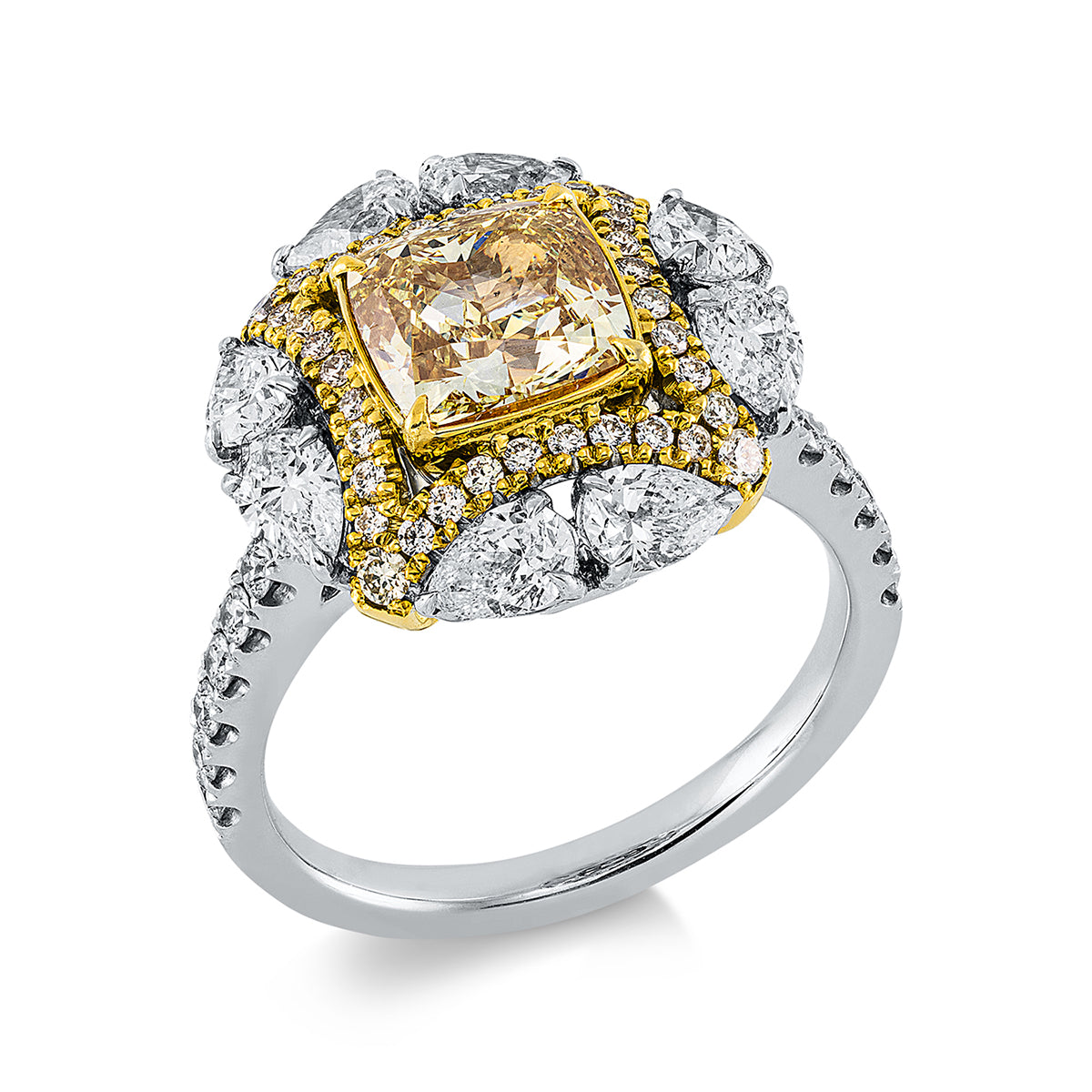 fancy colored diamond ring - 1EQ48