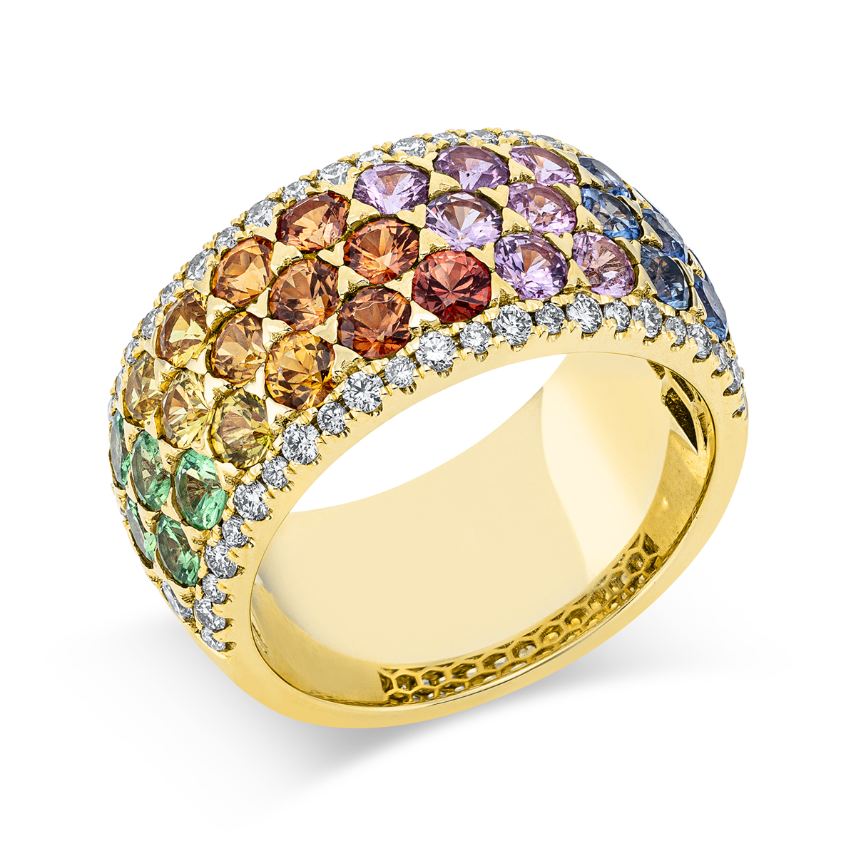 rainbow & multicolor ring - 1EY90