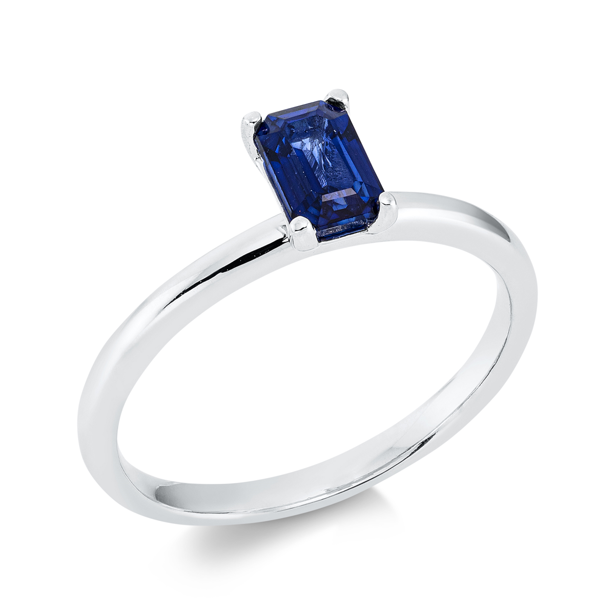 Klassieke ring met gekleurde steen - 1FE53
