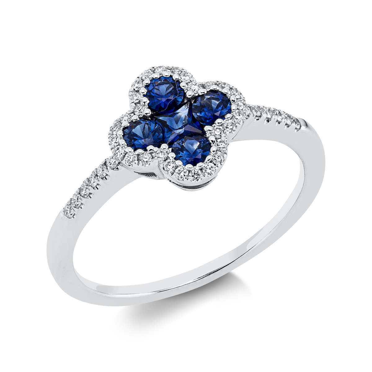 colored stone classic ring - 1FF44