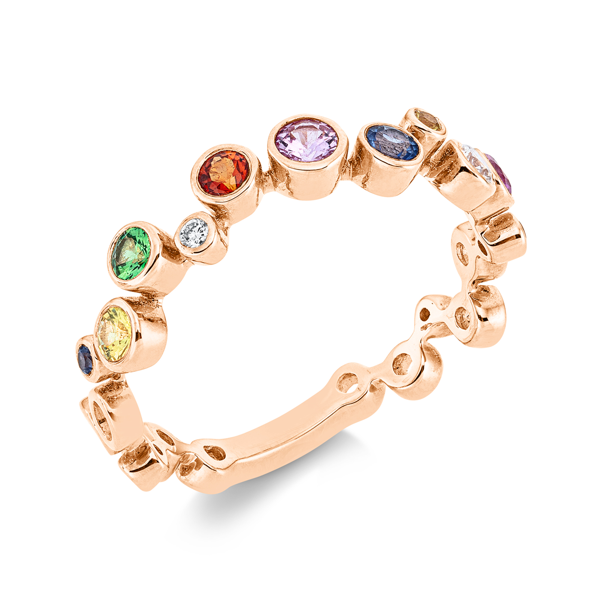 rainbow & multicolor ring - 1FI33