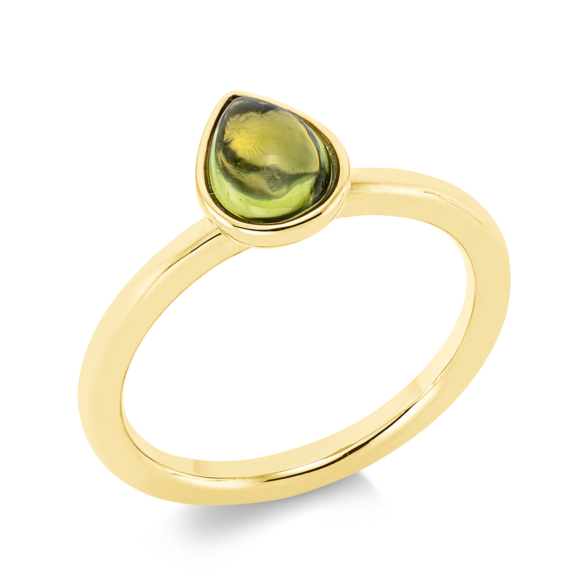gekleurde stenen mode ring - 1FP80