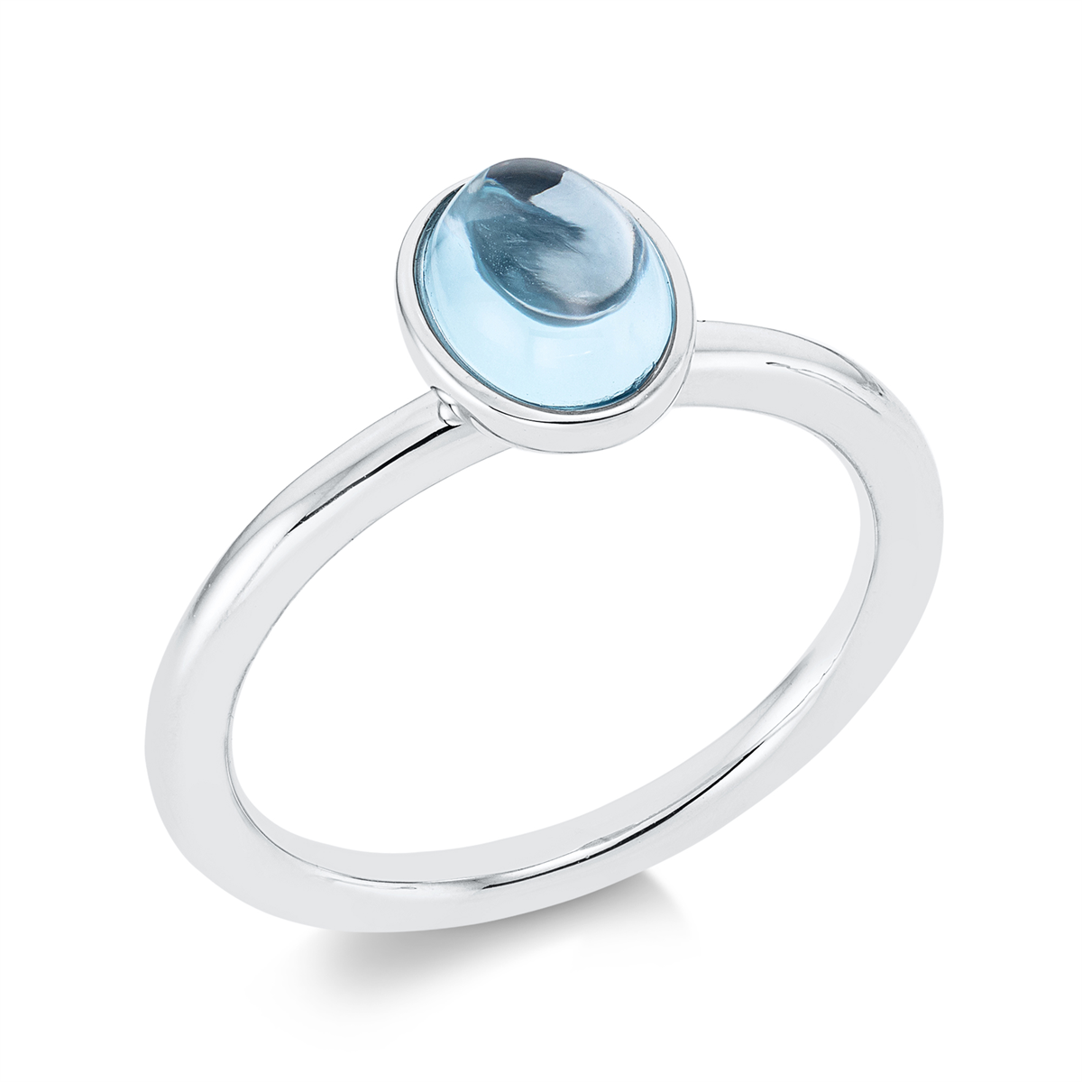 gekleurde stenen mode ring - 1FP82