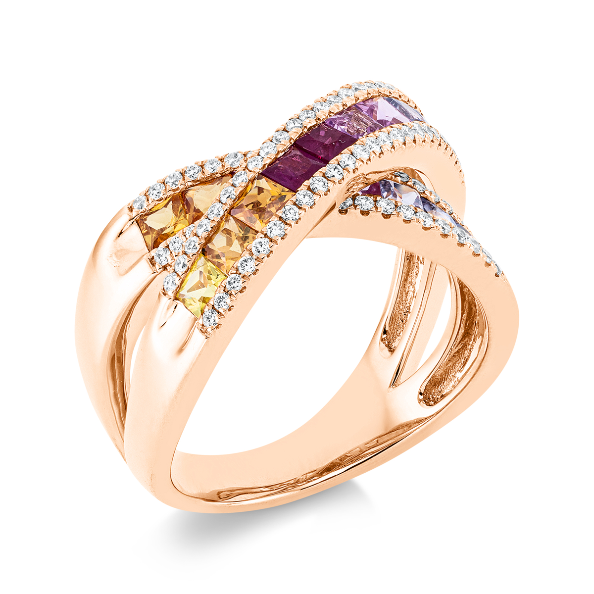 rainbow & multicolor ring - 1FV66