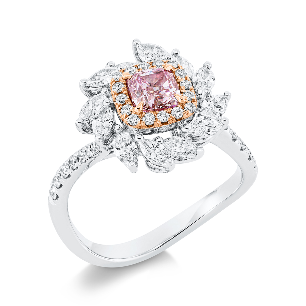 fancy colored diamond ring - 1GA09