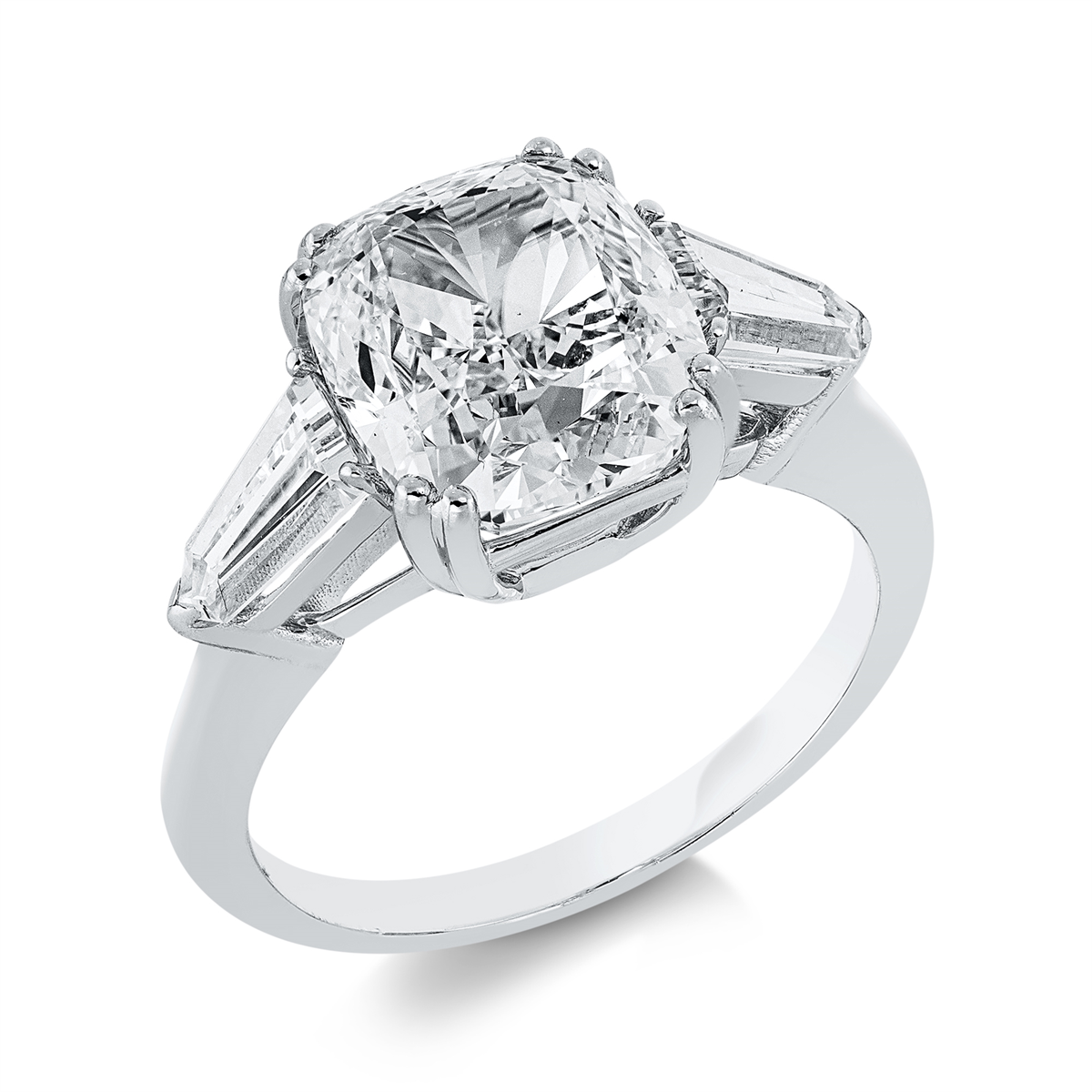 taper exclusive ring in white gold