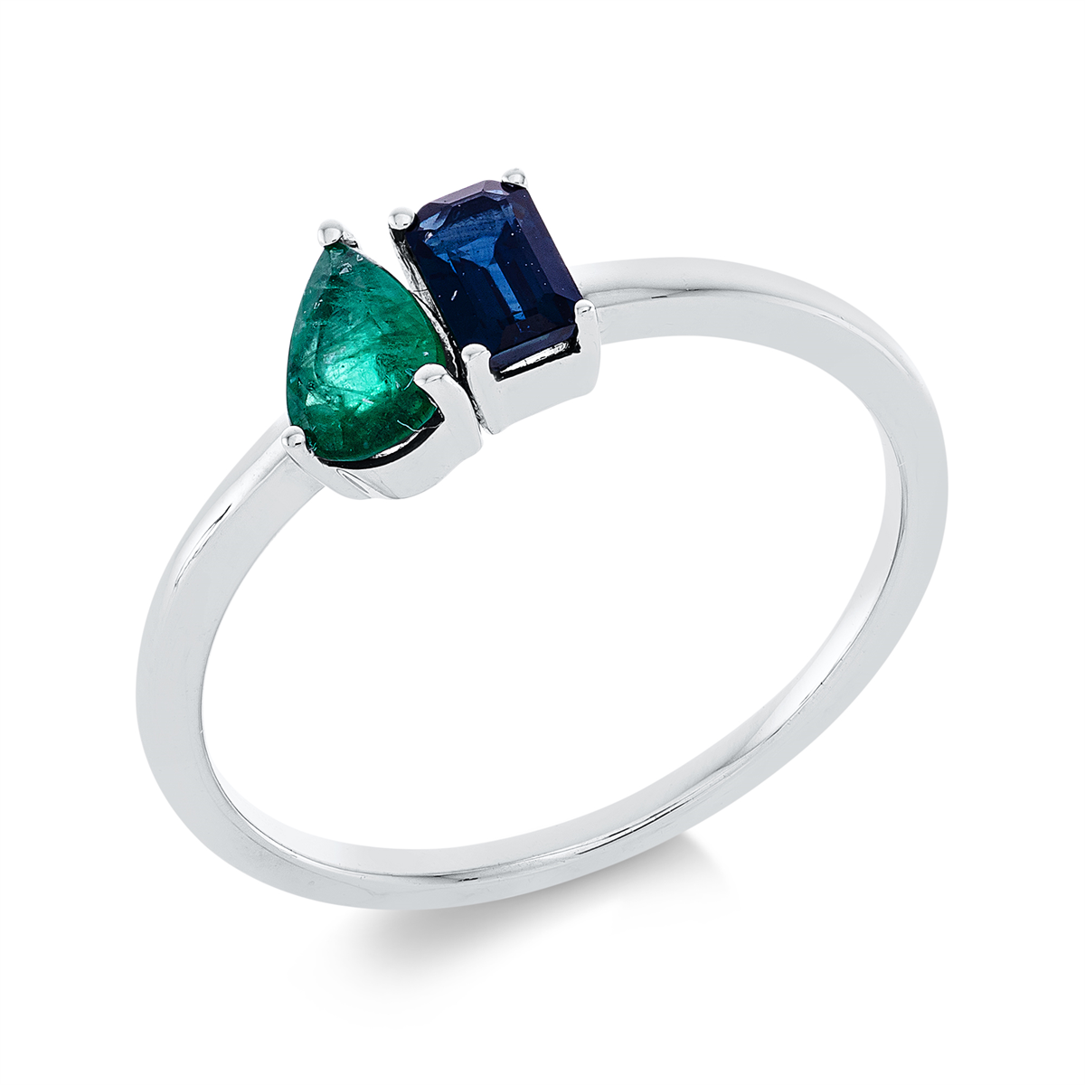colored stone classic ring - 1GN93