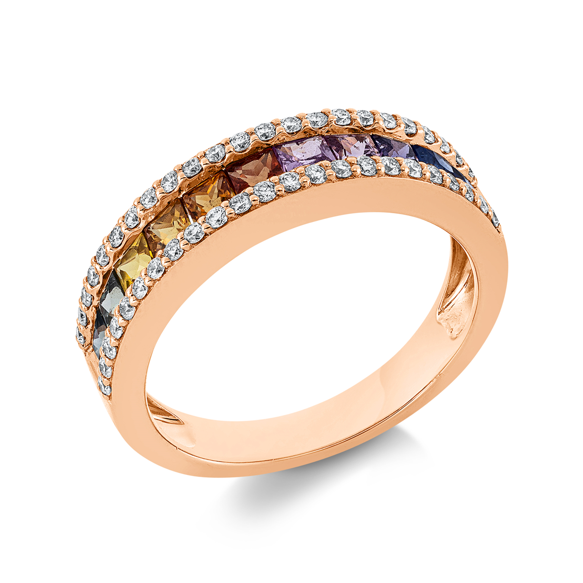 rainbow & multicolor ring - 1GQ65