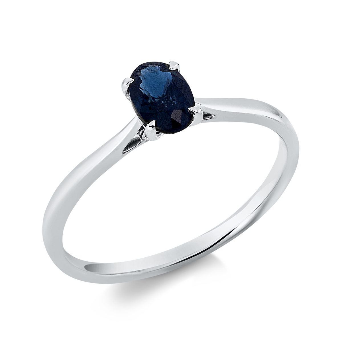 gekleurde steen klassieke ring - 1GX55