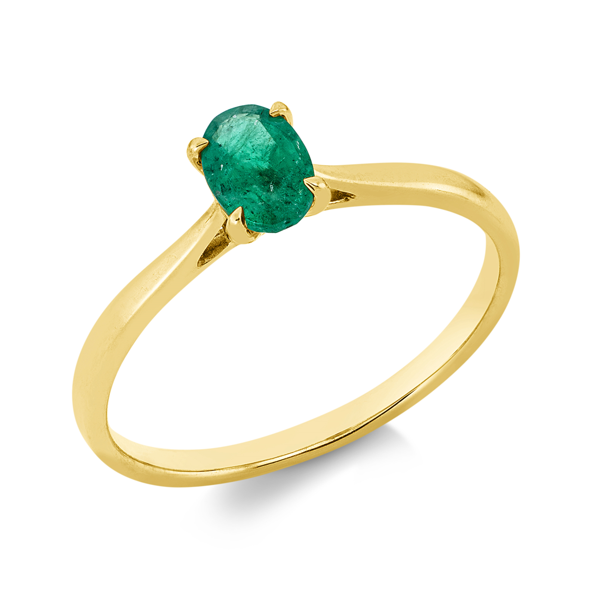 gekleurde steen klassieke ring - 1GX56