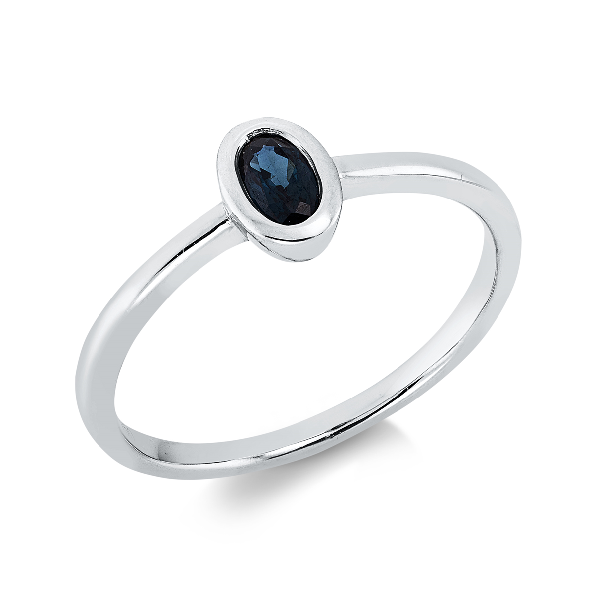 colored stone classic ring - 1GX96