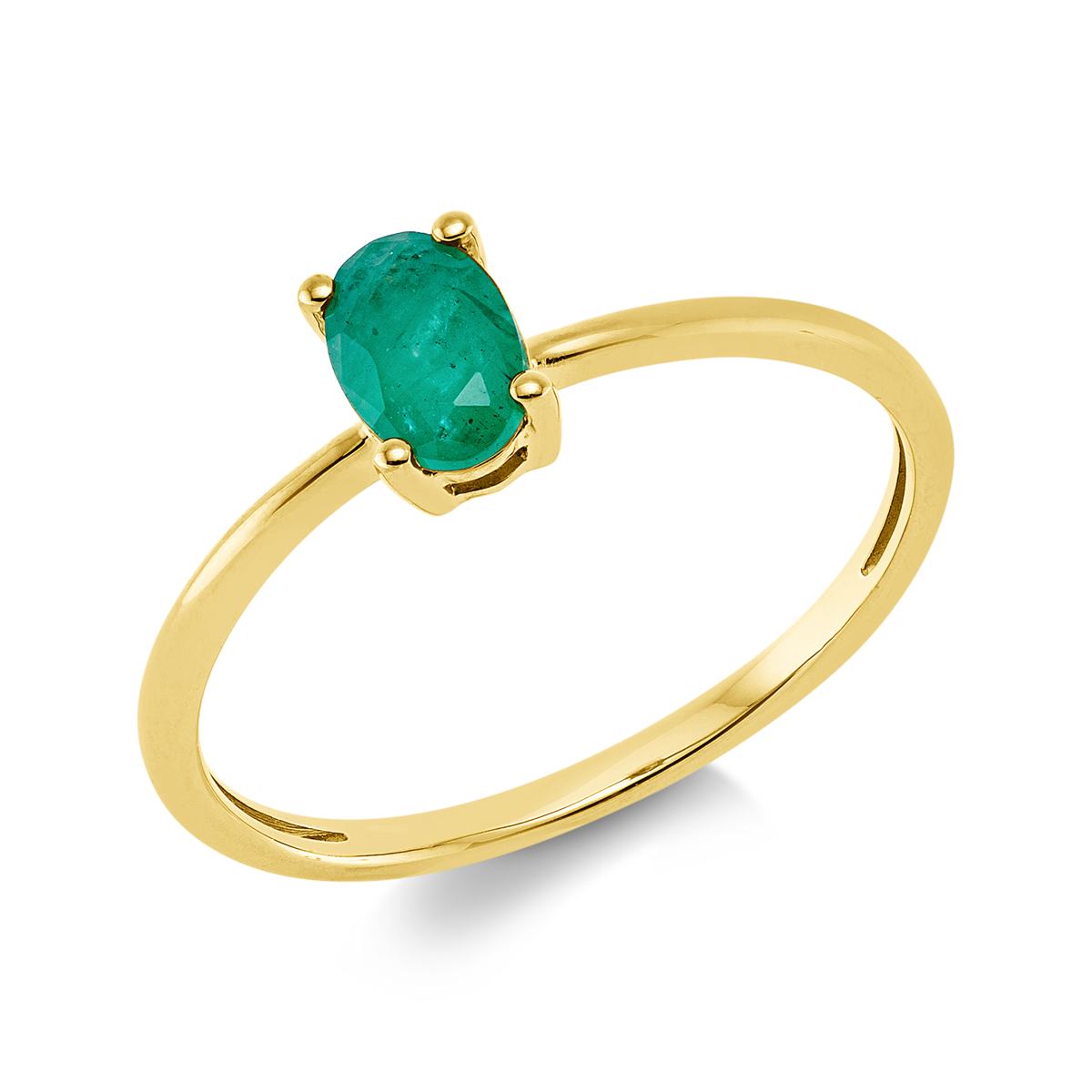 colored stone classic ring - 1GY03