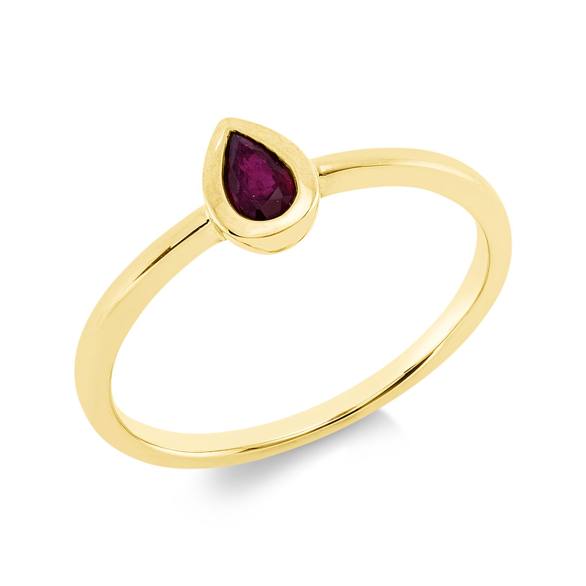 colored stone classic ring - 1HJ06