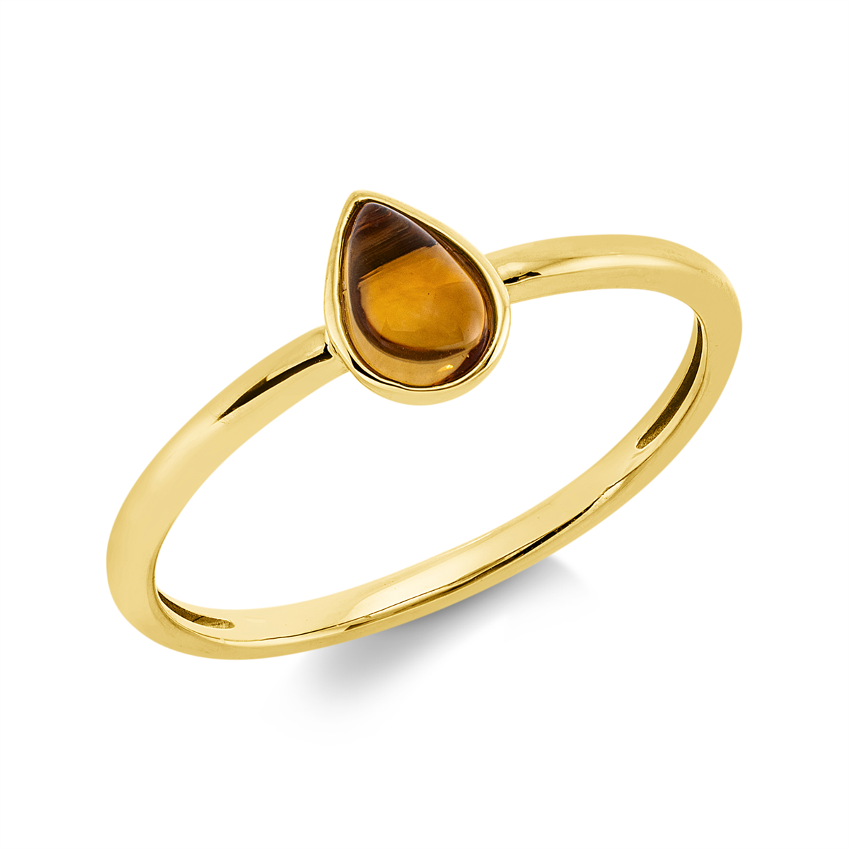 gekleurde stenen mode ring - 1HJ76