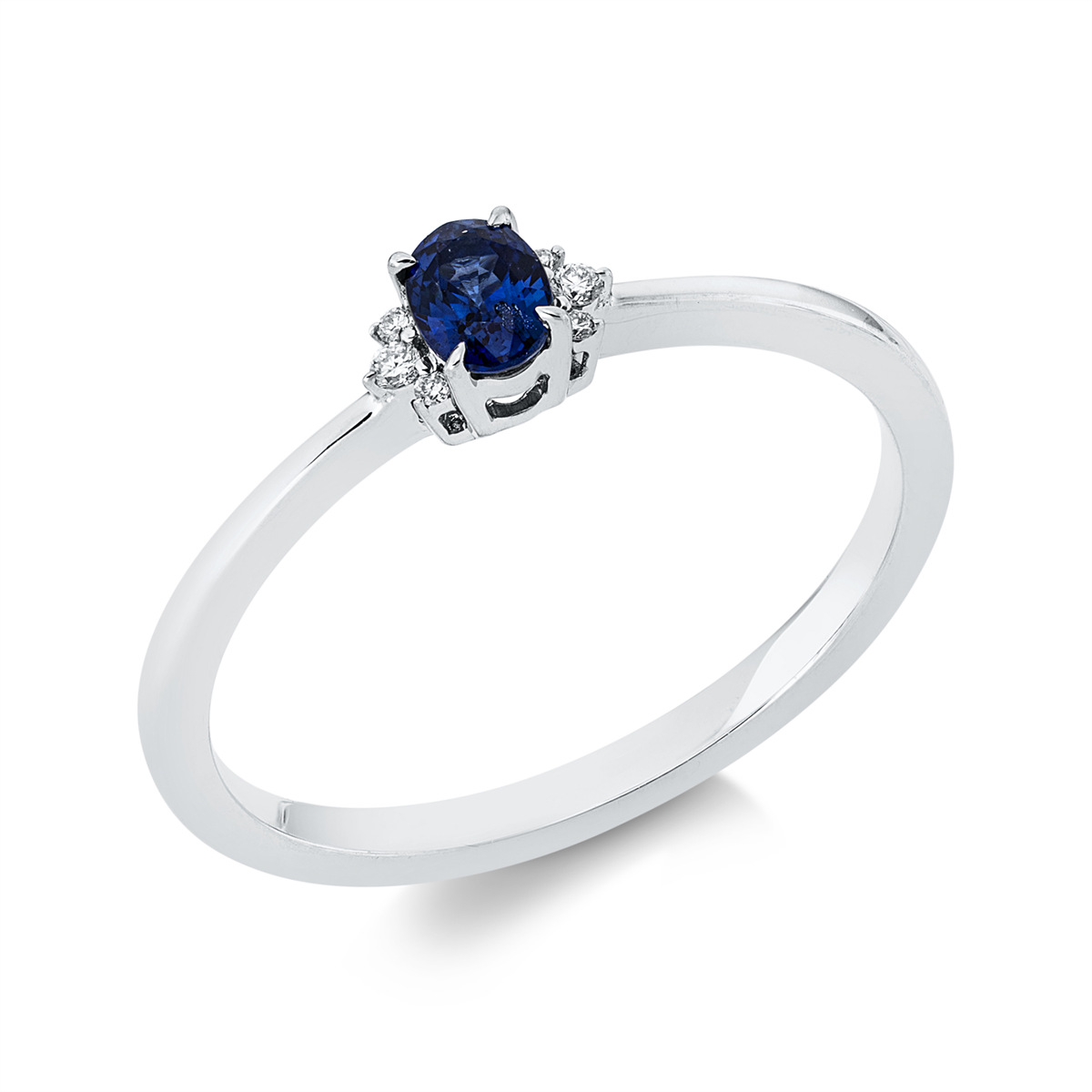 Klassieke ring met gekleurde steen - 1HL54