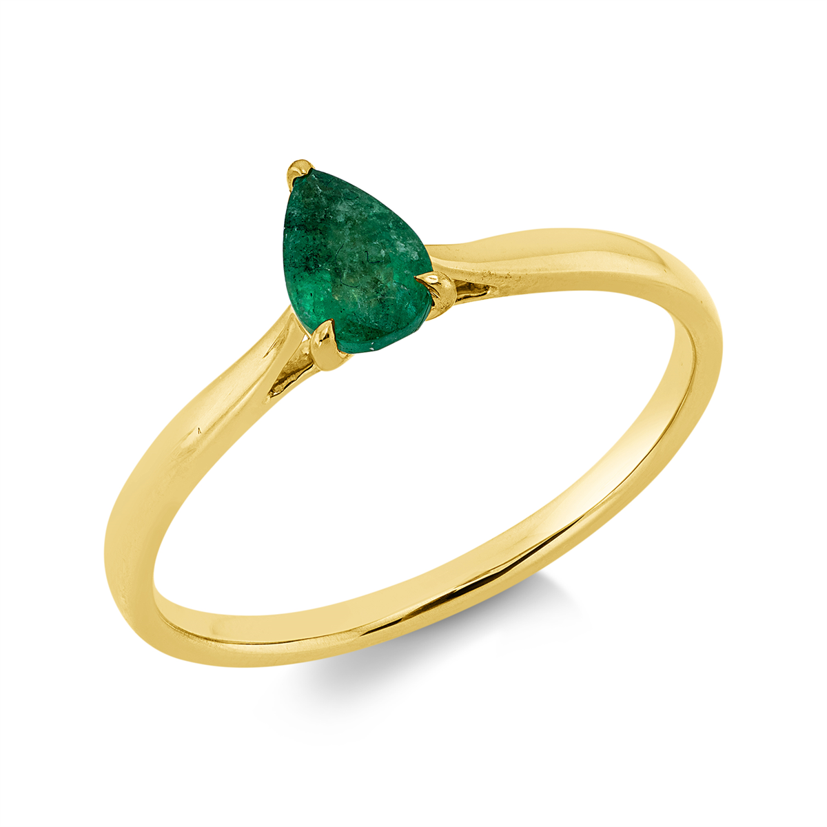 colored stone classic ring - 1HL97