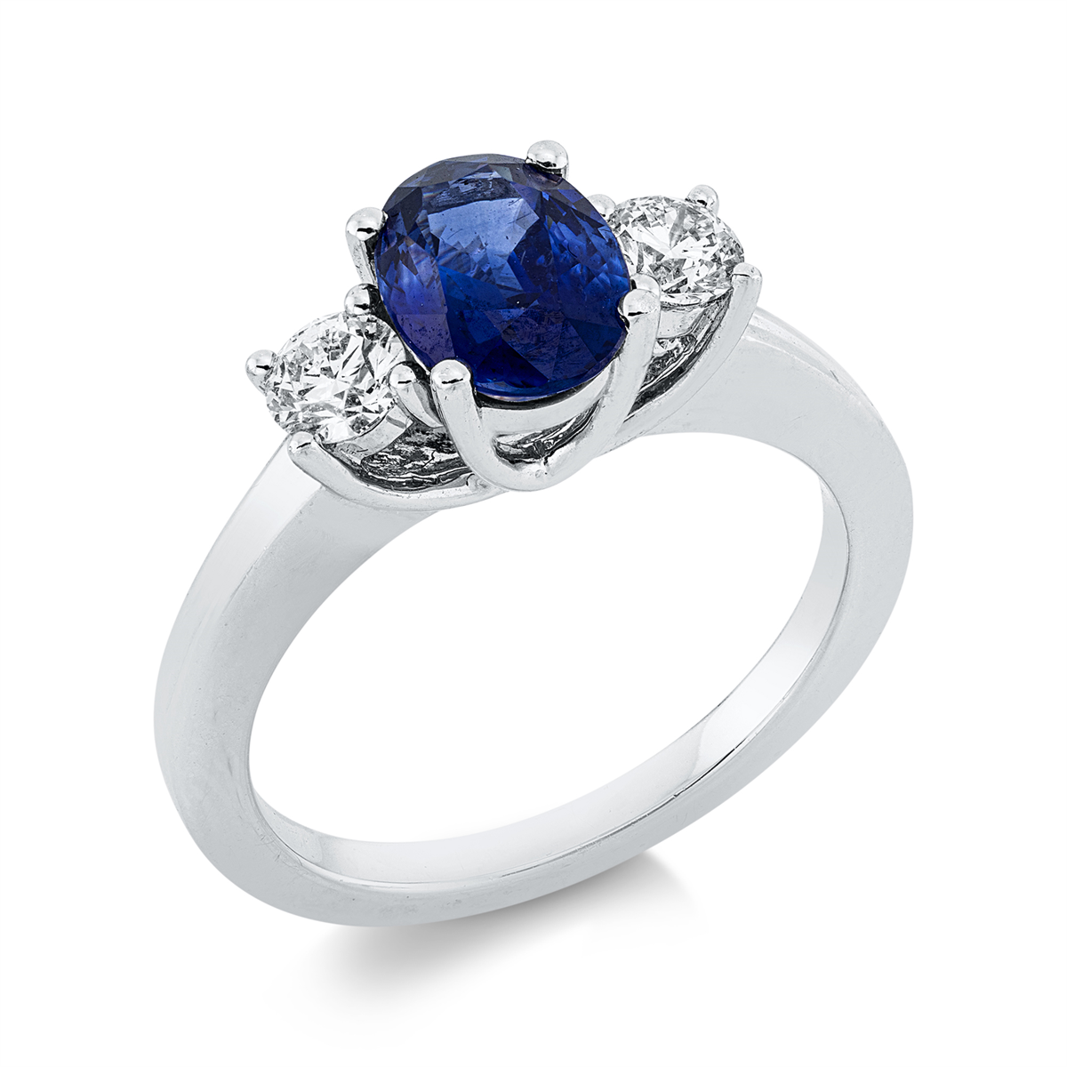 colored stone classic ring - 1HS54