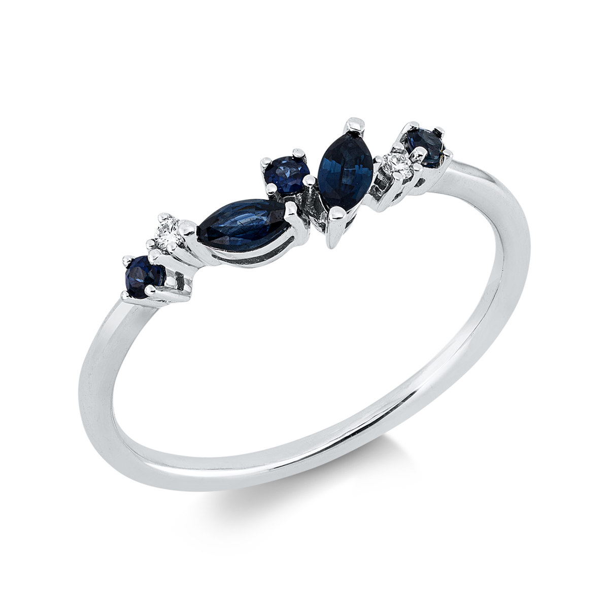 colored stone classic ring - 1HT12