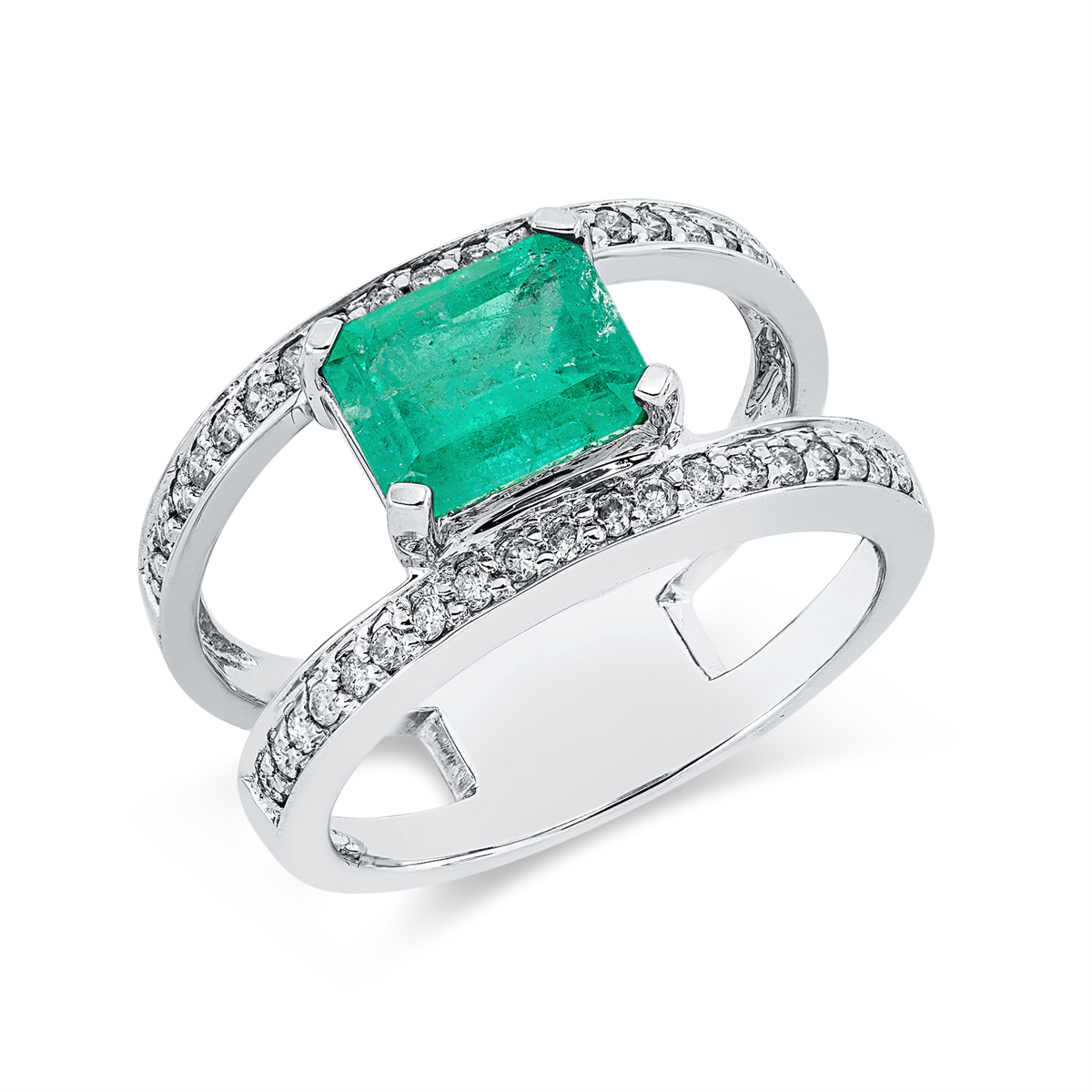 colored stone classic ring - 1HT83