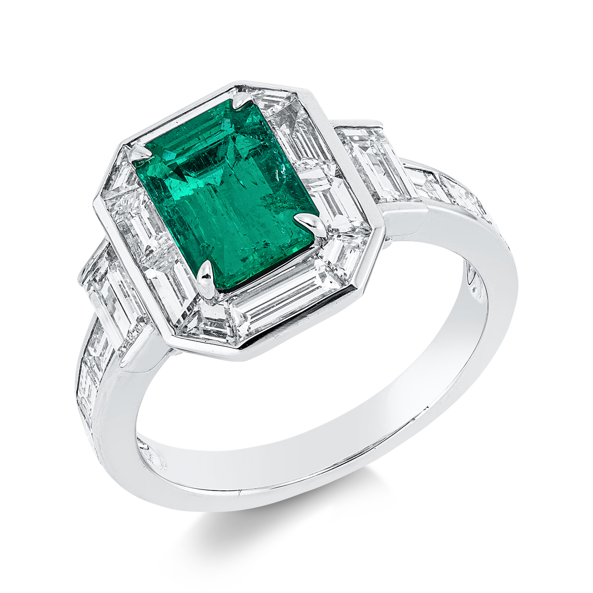 gekleurde steen klassieke ring - 1HT92