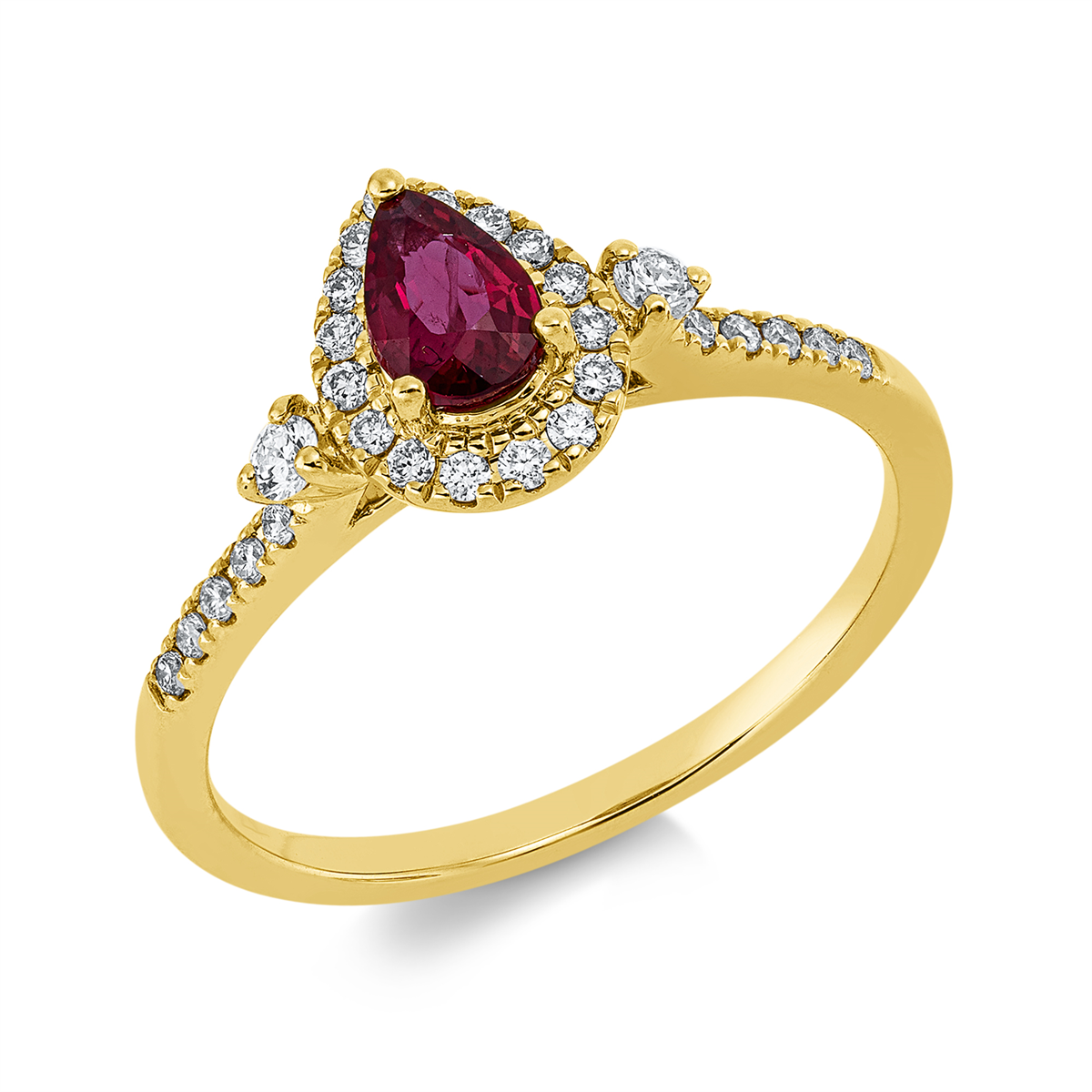 colored stone classic ring - 1HW27