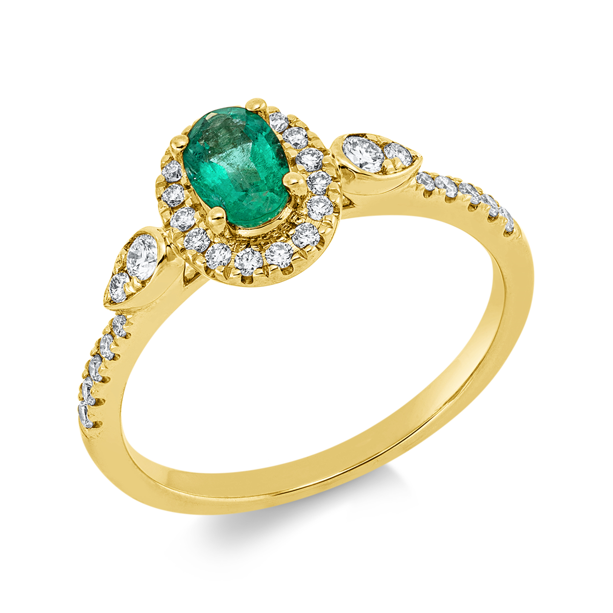 colored stone classic ring - 1HW29