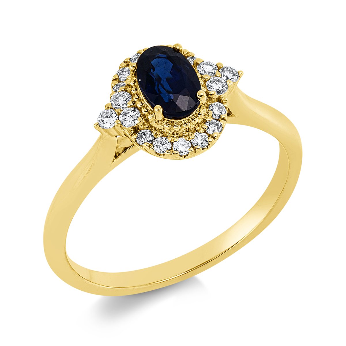 colored stone classic ring - 1HW39
