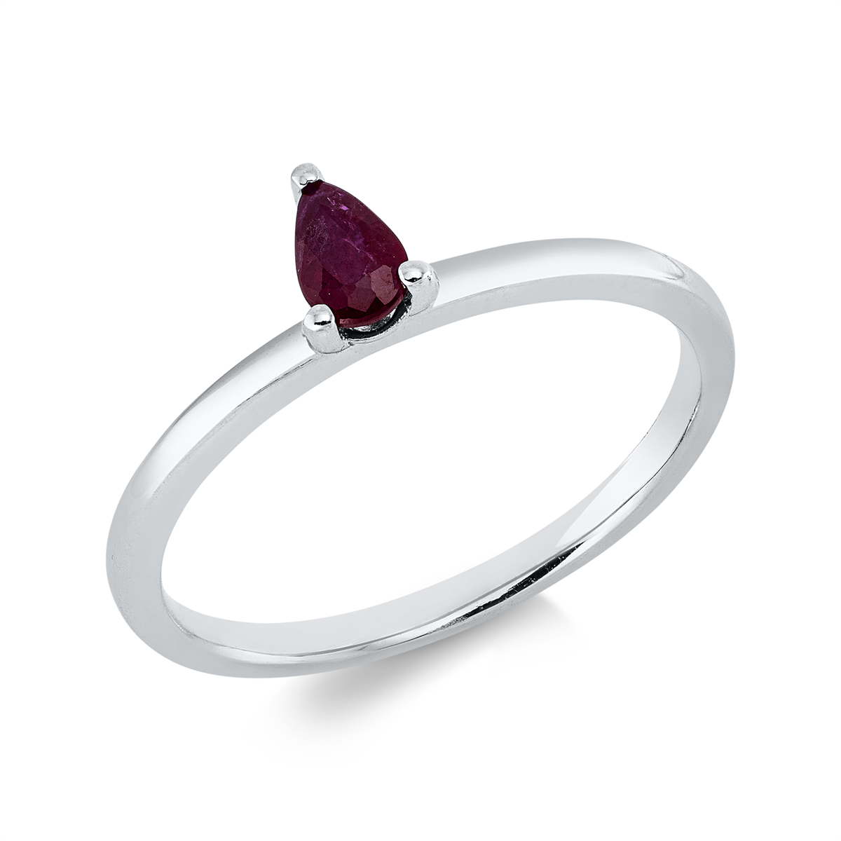 gekleurde steen klassieke ring - 1HX94