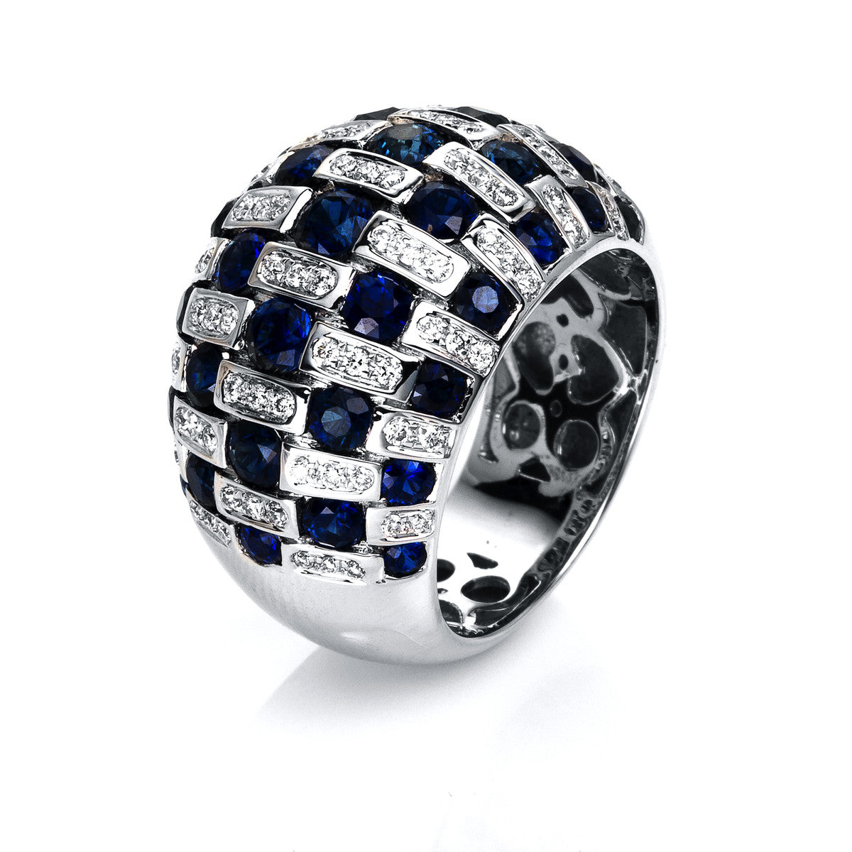 colored stone classic ring - 1I269