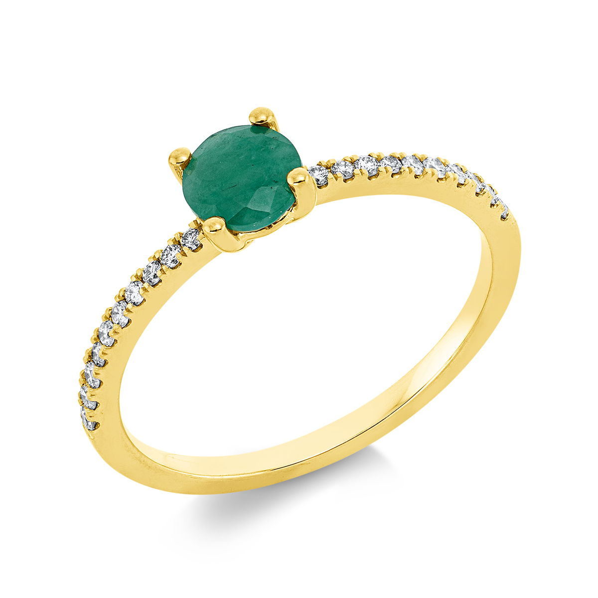 gekleurde steen klassieke ring - 1IC87