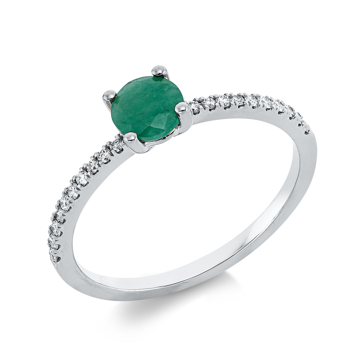 gekleurde steen klassieke ring - 1IC87