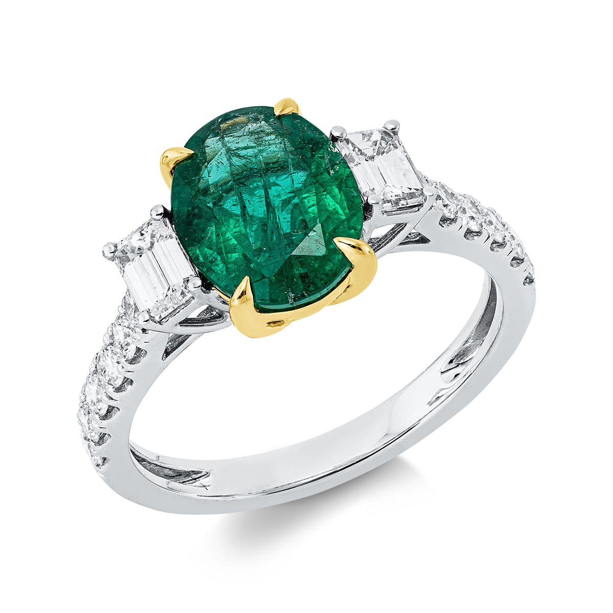 colored stone classic ring - 1II43