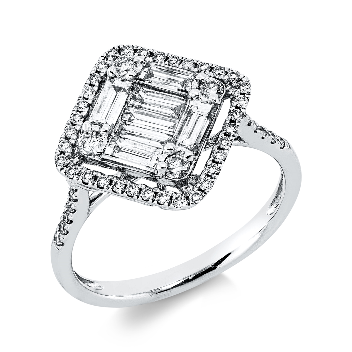 baguette illusie ring - 1IJ54